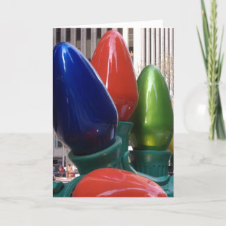 Feiertagslichter 3 feiertagskarte