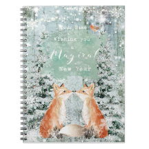 Feiertagsnotizbuch des neuen Jahres des