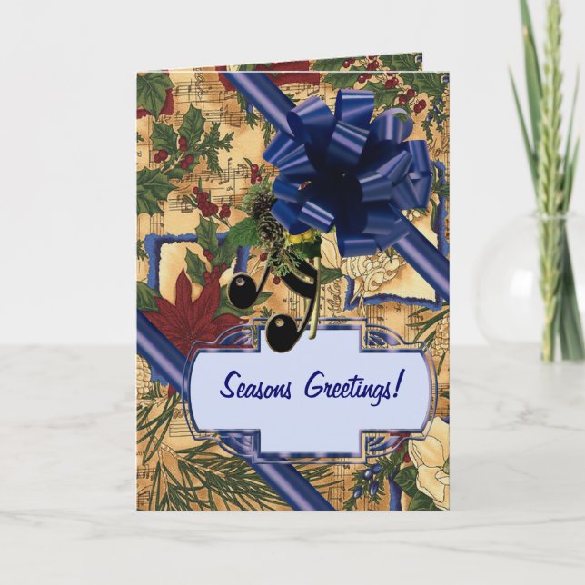 Feiertagsnotizen Feiertagskarte (Vorderseite)