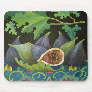 Feigen auf Schwarzem 2014 Mousepad