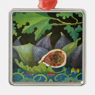 Feigen auf Schwarzem 2014 Ornament Aus Metall