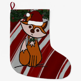 Feigen-Fuchs-Weihnachtsstrumpf Großer Weihnachtsstrumpf