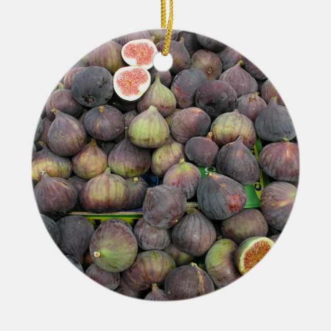 Feigen Keramik Ornament (Vorne)