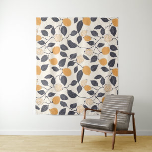 Feigenmuster Tapestry Wandteppich
