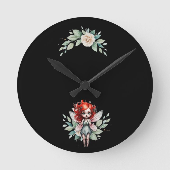 Feigenuhr Runde Wanduhr (Vorderseite)