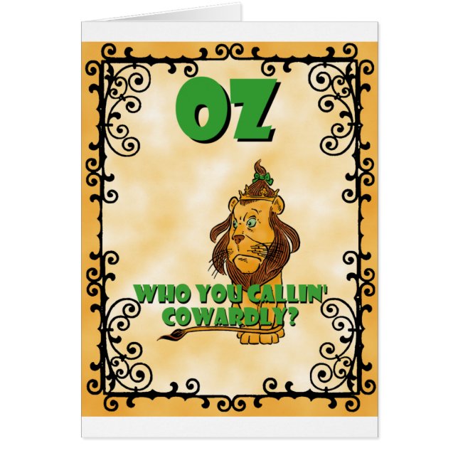 Feiger Löwe (Vorne)