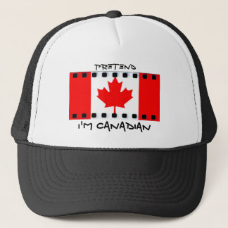 Feignez-moi suis casquette de baseball canadienne