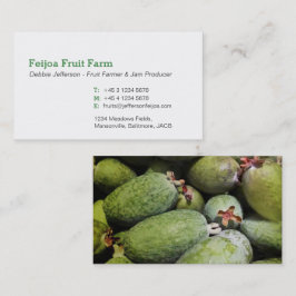 Feijoa Obstkarten Bauer/Konfitüre Visitenkarte