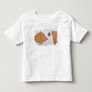 Feilbietendes Set des Beutels, des Handschuhs und Kleinkind T-shirt