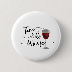 Fein wie Wein Button