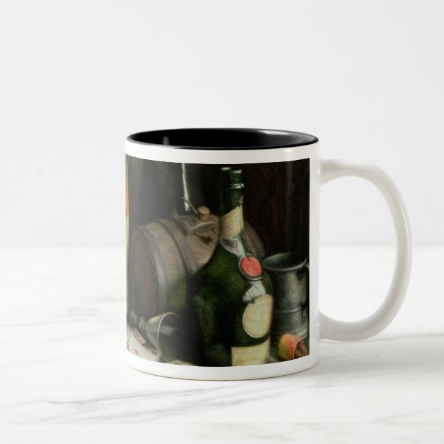Feinde unter dem Mantel der Freunde Zweifarbige Tasse (Rechts)