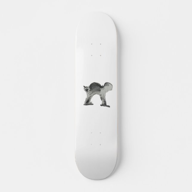 feindliche Katze Skateboard (Vorne)