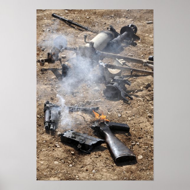 Feindwaffen werden cool poster (Vorne)