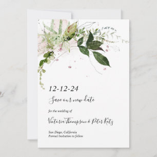 Feine Blumengärten Save the Date Einladung