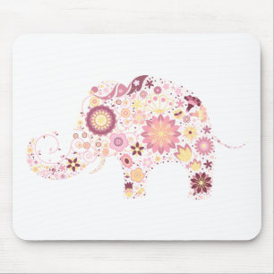 Feine Coole Niedliche Girly Retro Blumenmode Mousepad