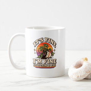 Feine Fassade Zimmerpflanze Milde Chaos-Vibes Kaffeetasse