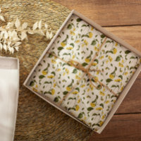 Feine gelbe Wildblumen, Packpapier