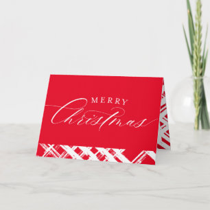 FEINE KALLIGRAPHIE Frohe Weihnachten niedliche ele Karte