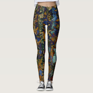 Feine Kunst des Blätter Leggings