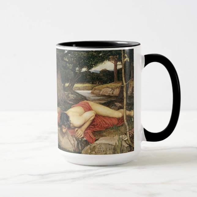 Feine Kunstwaterhouse-viktorianische romantische Tasse (Rechts)