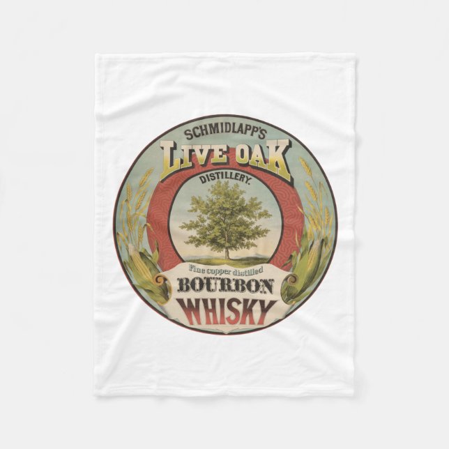 Feine Kupfer destillierter Bourbon Whisky. Fleecedecke (Vorderseite)