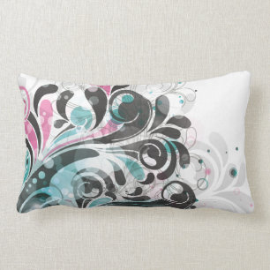 Feine Niedliche Coole Girly Retro Blumenmode Lendenkissen