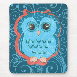 Feine Niedliche Coole Girly Retro Blumenmode Mousepad