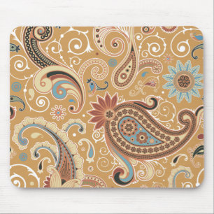 Feine Paisley-Kühle-Süße-Mädchen-Retro-Mode Mousepad