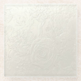 Feine Rose Glasuntersetzer