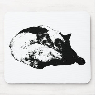 feine Schnurlinie Mousepad