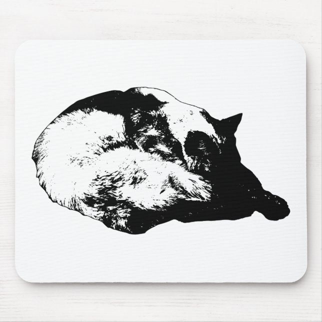 feine Schnurlinie Mousepad (Vorne)