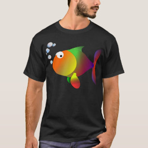 Feiner glücklicher Fisch T-Shirt