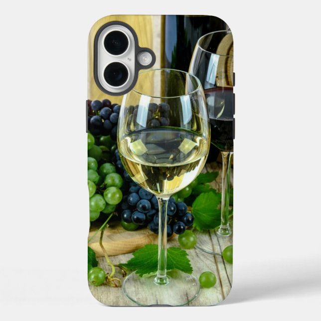 Feiner Wein, bis zur Perfektion gealtert iPhone 16 Plus Hülle (Rückseite)