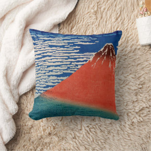 Feiner Wind, klarer Morgen (Red Fuji) Kissen