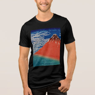 Feiner Wind, klarer Morgen (Red Fuji) Tri-Blend Shirt