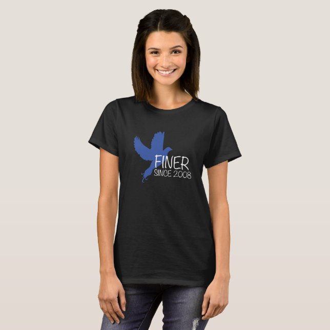 Feineres seit 2008 Zeta-Phi-BetaShirt T-Shirt (Vorne ganz)