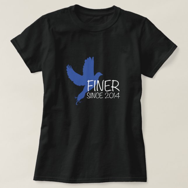 Feineres seit 2014 Zeta-Phi-BetaShirt T-Shirt (Design vorne)