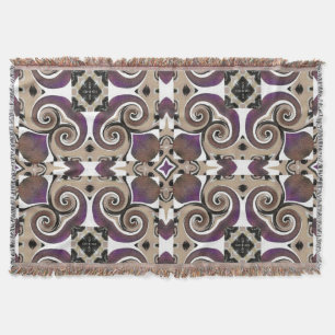 Feines, göttliches Swirbeldesign - Keilblanket Decke