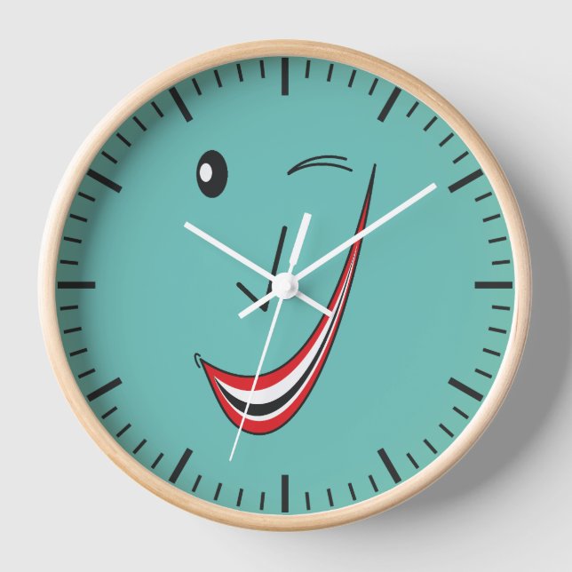 Feines Lächeln B0. Uhr (Vorderseite)