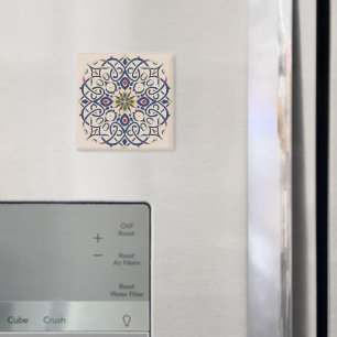 feines Mosaik, Mandala Pattern Magnet