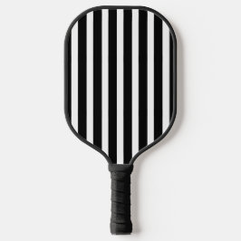 Feines schwarz-weiß gestreiftes Pickleball-Paddel Pickleball Schläger