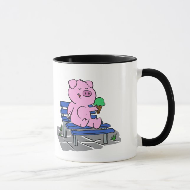 Feines Schweineeis | Farbe wählen Tasse (Rechts)