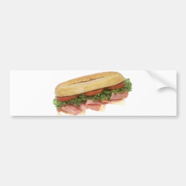 Feinkostgeschäft-Sandwich Autoaufkleber (Vorne)