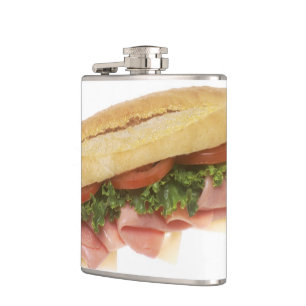 Feinkostgeschäft-Sandwich Flachmann