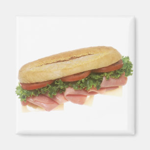 Feinkostgeschäft-Sandwich Magnet