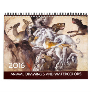 FEINKUNSTSAMMLUNG / Tierzeichnungen 2016 Kalender