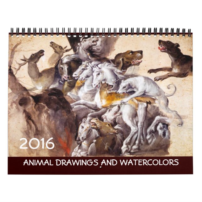 FEINKUNSTSAMMLUNG / Tierzeichnungen 2016 Kalender (Titelbild)