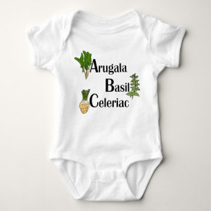 Feinschmecker ABCs Baby Strampler