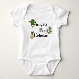 Feinschmecker ABCs Baby Strampler