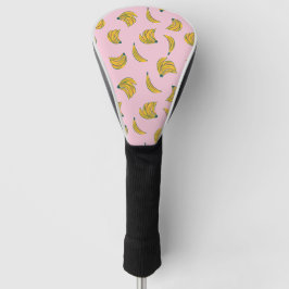 Feinschmecker aus Gelb und Rosa Hipster Golf Headcover